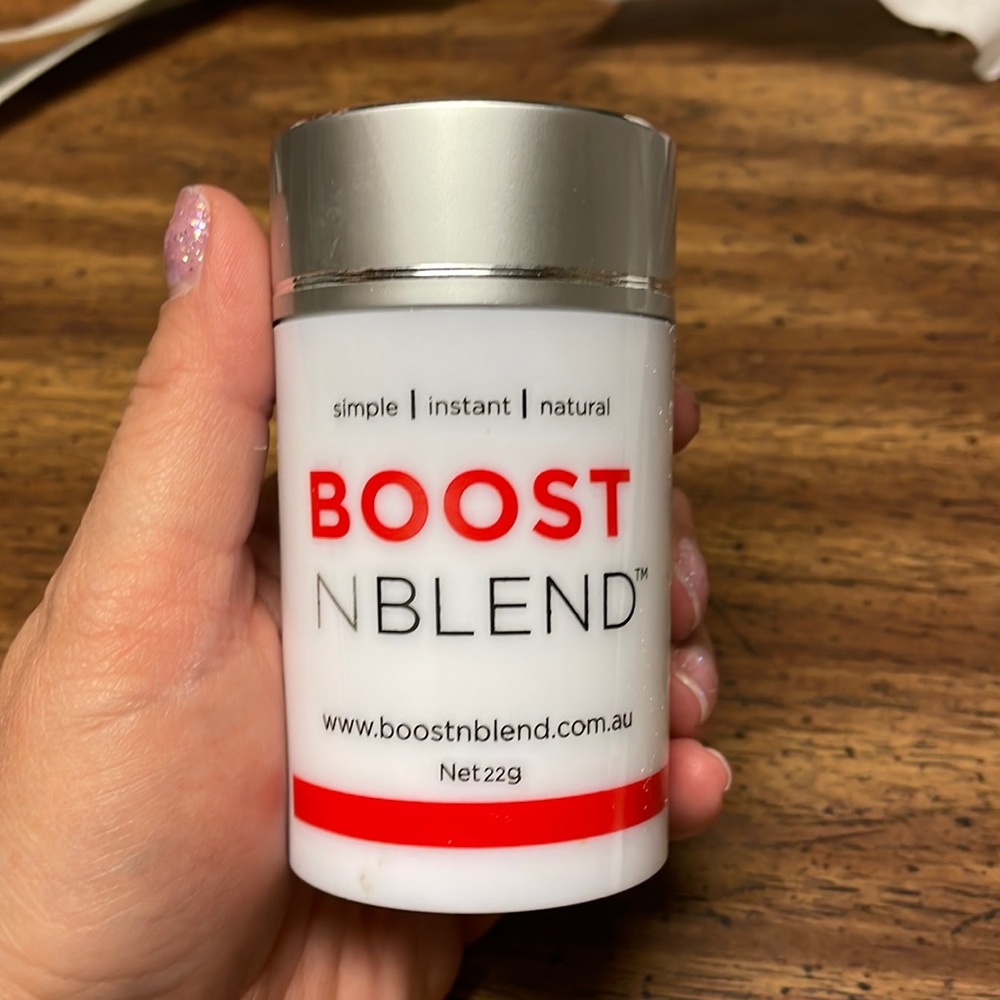 Boost n Blend Platinum Blonde hair fibers